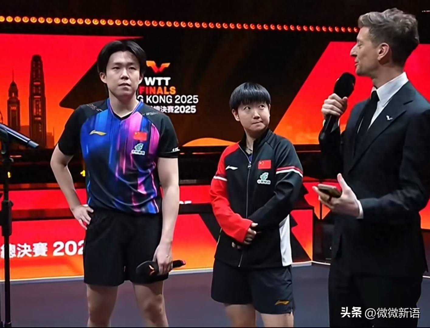 马特解说王楚钦和松岛辉空的比赛，看王楚钦那么累，有点心疼他了